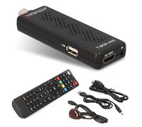 Red OPTICUM T-Box Mini DVB-T2/C Receptor Digital Full HD, H.265 HEVC, HDMI, USB 2.0, Negro, con Control Remoto, Sensor IR, EPG, teletexto, función PVR, 115 x 37 x 17 mm