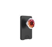 Red Orange Dahlia Flower on White PopSockets PopWallet para MagSafe