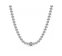 (red)Original Chunky Infinity Knot Beads Sliding Me Link Snake Chain Necklace For Fashion 925 Sterling Silver Bead Charm DIY Jewelry