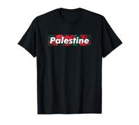Red Palestine Free Palestine Free Gaza Palestine Flag Arabic Camiseta