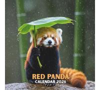 Red Panda Calendar2026: Playful Tree-Bound Moments • U.S. Dates Marked • Monthly Grid Pages • Glossy Softcover | 8.5 × 8.5in