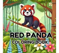 Red Panda Coloring Book For Kids