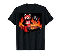 Red Panda Cooking Grill BBQ Funny Gift Red Panda Camiseta