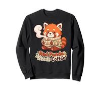 Red Panda Needs Coffee Red Panda Girls Kids Sudadera
