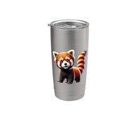 Red Panda Vaso térmico de acero inoxidable de doble pared