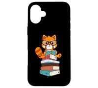 Red Pandas Book Lover Bookworm Cute Red Panda Reader Carcasa para iPhone 16 Plus