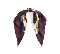 Red Pañuelo cuadrado de seda estampado TALLA ÚNICA