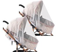 Red Para Cochecito - Protector Para Carrito De Bebé | 2 En 1 Cobertura Total Transpirable Y Ligero Protección Solar Para Actividades Al Aire Libre Camping Paseos Viajes En Coche