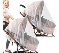 Red para cuna, cubierta para corralito de bebé, cobertura completa, ligera, portátil, protección solar para pasear al aire libre, guardería, cuna, coche, viajes, mochileros, senderismo, balcón