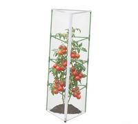 Red para pájaros de jardín con cremallera continua y dobladillo reforzado con cordón diseñado específicamente para jaulas triangulares de plantas (1 unidad)