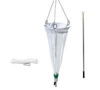 Red para Plancton 64/112μM Calidad Profesional para InvestigacióN Red PortáTil para La Recogida Plancton Incluye Un Palo TelescóPico 3 M Apta para RíOs Lagos Y Estanques 125 mesh With 3m pole