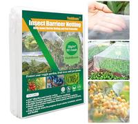 Red para verduras, 4 x 5 m, protección contra insectos, para proteger plantas y verduras, frutas, flores, invernadero, protección eficaz contra plagas