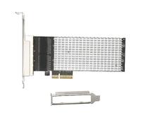 Red PCIe A de Cuatro Puertos 2,5G Base T, Controlador LAN PCI X4, Tarjeta Ethernet 10/100/1000M/2,5 Gbps con Chip I225, Nic Gigabit RJ45 de 4 Puertos para Servidor de PC