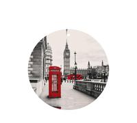 Red Phone Booth London Street Printing - Juego de 10 tarjetas ambientadoras perfumadas para coche, para decoración de coche