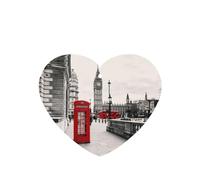 Red Phone Booth London Street Printing - Juego de 10 tarjetas ambientadoras perfumadas para coche, para decoración de coche