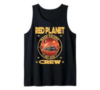 Red Planet Mars Colony Crew EST. 2035 Exploración Espacial Camiseta sin Mangas