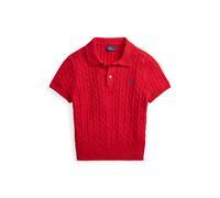 Red Polo de algodón en punto de ochos L