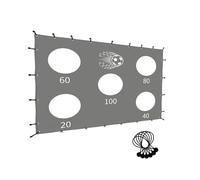Red porta diana de fútbol - Pro | de precisión plegable resistente a la intemperie | Panel de entrenamiento 72,05 x 110,24 pulgadas para tiros de precisión jardín escuela hardware