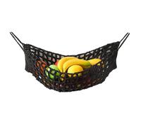 Red portafrutas, hamaca de frutas de macramé, colgar una cesta de frutas, red de hamaca, organizador de verduras. Cesta de verduras tejida que ahorra espacio para comedor, dormitorio de pañales