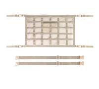 Red Portaobjetos Techo Coche para Alfa Romeo Tonale (Type 965 2022-2025 2026), Organizador Interior Ajustable con Bolsillo de Cremallera, Bolsa de Malla Ahorro de Espacio,70 * 50