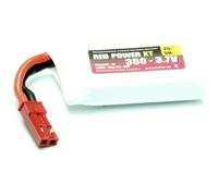 Red Power Batería de construcción de maquetas (LiPo) 3,7 V 350 mAh 25 C Softcase JST, BEC