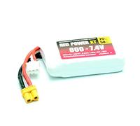 Red Power Batería de construcción de maquetas (LiPo) 7,4 V 800 mAh 25 C Softcase XT30