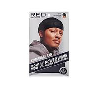 Red Premium Bow Wow Power Wave Durag de compresión (Elastano, Negro)
