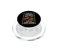 Red River Flows Take The Dirt Road Humor Adulto PopSockets PopGrip para MagSafe
