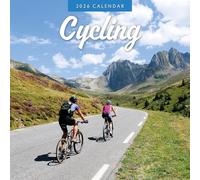 Red Robin - Calendario mensual de pared para ciclismo 2026, abierto de 12 x 24 pulgadas, papel grueso y resistente de alta calidad, calendario de 12 meses para colgar, notas rayadas y área de tareas