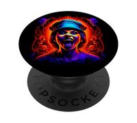 Red Rock Canyon Nevada Vista panorámica del desierto Vintage PopSockets PopGrip Adhesivo