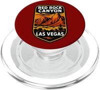 Red Rock Canyon Nevada Vista panorámica del desierto Vintage PopSockets PopGrip para MagSafe