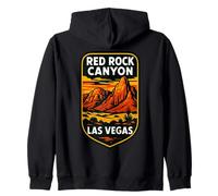 Red Rock Canyon Nevada Vista panorámica del desierto Vintage Sudadera con Capucha