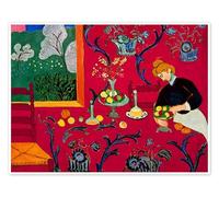 Red Room, Harmony in Red, 1909 Póster de Henri Matisse 90 x 70 cm Rojo Cuadros Decoración para la pared