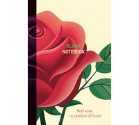 Red Rose, Black Rose Notebook: Elegant 6x9 Journal with Red and Black Roses Cover | 120 Blank Pages for Writing, Sketching or Ideas