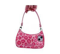 Red Rose Phone Case for iPhone 12 Pro, Luxury Shockproof Pink Cheetah Print Protector for Women and Girls