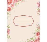 Red Roses Composition Notebook Wide Ruled: For Teens Girls Women School College Subject Writing