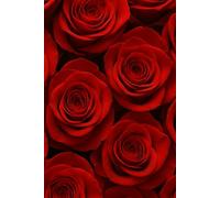 Red Roses: Hardcover Lined Journal for Writing, Journaling, and Daily Reflection - 185 Pages from Pass Productions