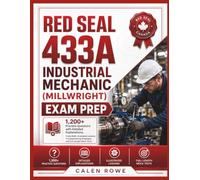 Red Seal 433A Industrial Mechanic (Millwright) Exam Prep: “1,200+ Practice Questions with Detailed Explanations, Trade Math, Illustrated Lessons, ... Strategies, and Full-Length Mock Tests"
