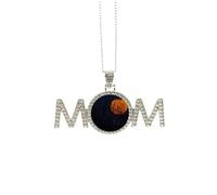 Red Shadow Planet Nebulae Blue Mother Day Gift for Mom Nana Grandma Necklace Birthday Jewelry, Medium
