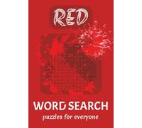 Red Shaped Word Search: Easy Brain Games Featuring Shades of Red, Nature and Red Item | Perfect for Relaxation, Gifts, and Travel | 6x9 Inches, 110 Pages | 50+ Puzzles