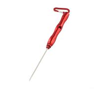 Red Silver Fish Breather Needle 13cm Acero Inoxidable Air Vent Tool para pesca de mar profundo Aparejos de pesca Equipo de pescador