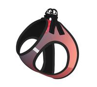 Red Sky At Night - Arnés para perro con estampado estrellado, chaleco con correa para mascotas para perros pequeños a medianos, perfecto para aventuras al aire libre