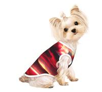 Red Sky at Night - Chaleco ligero para perro, sin mangas, diseño de malla transpirable para caminar y jugar en verano