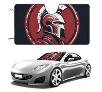 Red Spartan - Parasol para parabrisas para coche, sedán, camioneta, universal, reflectante, para ventanas delanteras, plegable, para parabrisas, bloquea los rayos UV y mantiene el interior fresco, 51