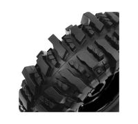 RED SPIDER 4pcs 118mm 1.77in Beadlock Wheel Rim and Soft Rubber Tire Set for 1/10 RC Crawler Car Axial SCX10 Pro Capra TRX4 B