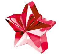 Red Star Balloon Weight