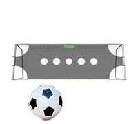 Red Target de fútbol - red de entrenamiento plegable grande, Precisión de las pistolas LOCH GOORS ENLACE | Red de rebote, red de entrenamiento de fútbol portátil para niños y adultos, Cortil