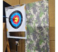 Red Tiro con Arco Cortina de Protección Profesional para Tiro con Arco, Red Reforzada de Alta Resistencia con Estampado de Camuflaje(1.5x3m(5x10ft))