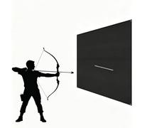 Red Tiro con Arco Funda Protectora de Tiro Resistente de Color Negro, Red de Protección UV para Tiro con Arco, Cortina de Protección Profesional para Práctica de Tiro con Arco(2x3m(7x10ft))