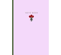 Red Tulip: Flower Oil Painting Notebook vol.2: 100 Lined Pages, 6x9 inch, Aesthetic Pink & Green Fine Art Journal for Writing and Daily Notes (Floral Oil Painting Collection)